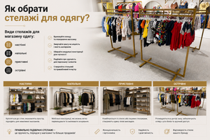 Купить оборудование для магазина одежды. На что нужно ориентироваться при покупке стеллажей? фото